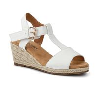 Pavers Casual Buckled Espadrilles - White Size 5