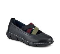 Pavers Casual Leather Mary Janes - Black Size 7