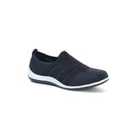 Pavers Women’s Zip-Up Trainers in Navy - Active Footwear with Breathable Mesh Upper - Ladies Versatile Shoes for Everyday Wear - Size 8 UK/EU 41