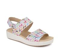 Pavers Chunky Floral Sandals - Multi Size 7