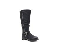 Pavers Chunky Long Boots - Black Size 6