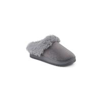 Pavers Womens Cosy Mule Slippers Grey Size 3