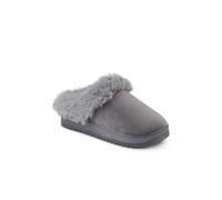 Pavers Womens Cosy Mule Slippers Grey Size 7