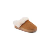 Pavers Women's Cosy Mule Slippers in Light Brown | Size: 3
