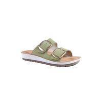 Pavers Cushioned Buckled Slip On Sandals - Green Size 6