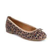 Pavers Cushioned Leather Pumps - Leopard Size 6