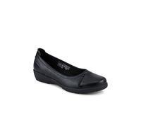 Pavers Womens Cushioned Wedge Heel Courts Black Size 8