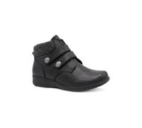 Pavers Women's Dual Adjustable Fasten Ankle Boots in Black | Size: 7