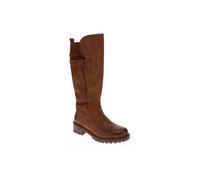 Pavers Dual-Buckle Long Boots In Brown Brown 7