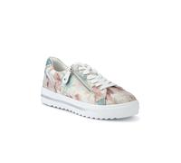 Pavers Dual-Fasten Platform Trainers - Floral Size 6
