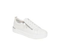 Pavers Women's Dual-Fasten Trainers in White | Size: 5 Pavers White 5
