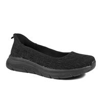 Pavers Light Just Step in Comfort Wedge Shoes - Black Size 8