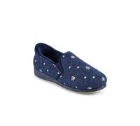 Pavers Just Step In Memory Foam Slippers - Navy Size 5