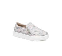 EasyFit Extra Wide Zip Detail Slip On Shoes - Floral Size 7