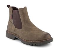 Pavers Elasticated Slip-On Boots With Grippy Sole - Khaki Size 12