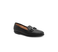 Pavers Womens Elegant Wedge Loafers Black Size 5