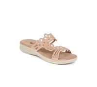 Pavers Embellished Floral Mules In Pink Pink 8