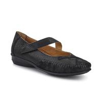 Pavers Extra-Cushioned Leather Mary Janes - Black Size 7