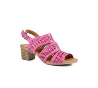 Pavers Fashionable Leather Sandals - Pink Size 7
