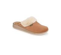 Pavers Faux-Fur Slipper Mules In Tan Tan 7