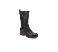 Pavers Faux-Leather Long Boots In Black Black 7