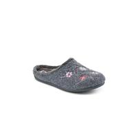 Pavers Floral Pattern Mule Slippers In Grey Grey 4