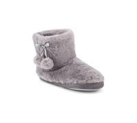 Pavers Fluffy Slippers Boots In Grey Grey 8