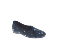 Pavers Full Slippers - Navy Floral Size 7