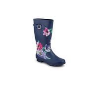 Pavers Grip Sole Rubber Wellies In Navy Navy 8
