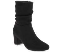 Pavers Heeled Calf Boots - Black Size 5