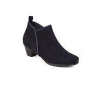 Pavers Heeled Short Ankle Boots In Navy Navy 5