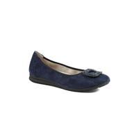 Pavers Jewel Detail Slip On Comfort Pumps - Navy Size 7