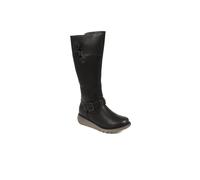 Pavers Knee-High Boots In Black Black