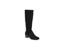 Pavers Knee-Length Heeled Boots In Black Black