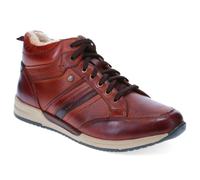 Pavers Lace-Up Leather Ankle Boots - Cognac Size 10