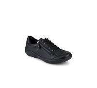 Pavers Womens Lace-Up Trainers Black-Black Size 4
