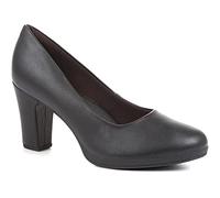 Pavers Ladies Elegant High Heel Court Shoes in Black - Rounded Toe and Cushioned Insole - Fashion Shoes for Formal Occasions - Size UK 4 / EU 37