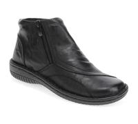 Pavers Ladies Elegant Leather Ankle Boots in Black with Secure Zip Closure and Comfortable Insole - Durable Quality Shoes - Size UK 7 / EU 40
