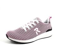 Pavers Ladies Lightweight Lace-Up Trainers - Lavender Size 3 UK