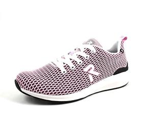 Pavers Ladies Lightweight Lace-Up Trainers - Lavender Size 7 UK