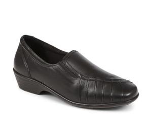 Pavers Ladies Slip-On Shoes in Black - Wider D/E Fit, Comfort & Style Focus - Handcrafted Elegance - Quality Materials - Size 2