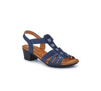 Pavers Ladies' Smart Sandals - Navy Size 2