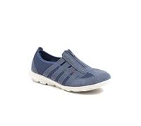 Pavers Leather Slip-On Shoes In Blue Blue 7