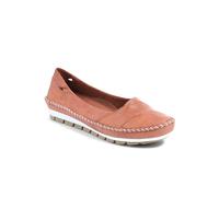 Leather Slip-On Shoes - Tan Size 8