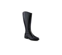 Pavers Leather Standard Calf Fit Long Boots In Black Black 5