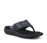 Pavers Leather Toe Post Sandals - Black Size 11