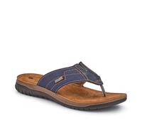 Pavers Leather Toe Post Sandals - Blue Size 7