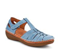 Pavers Leather Touch-Fasten Mary Janes In Blue Blue 4