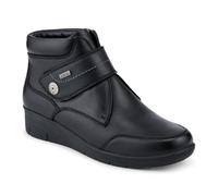 Pavers Leather Water Resistant Ankle Boots - Black Size 5
