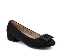 Pavers Lightweight Cushioned Block Heel Pumps - Black Size 7